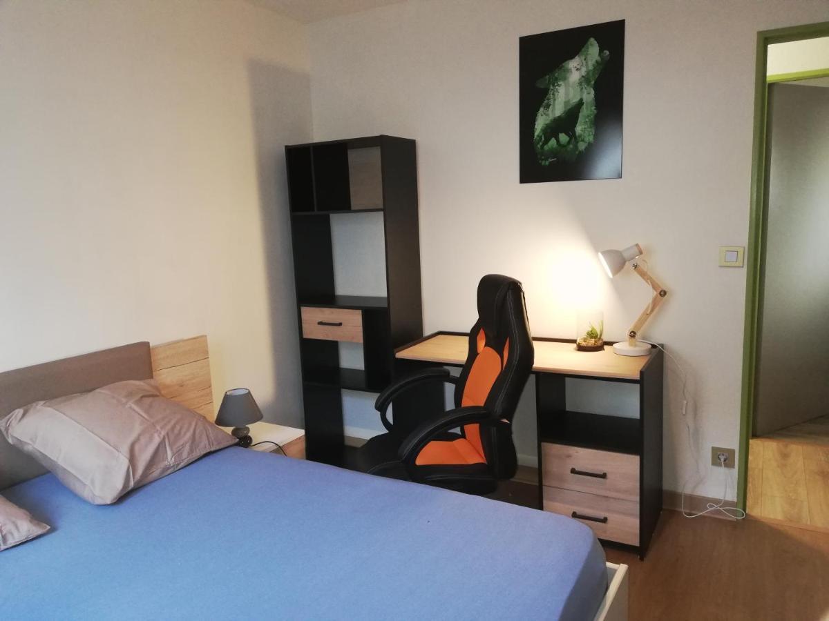 Grand T3 Avec Clim, Parking Et Terrasse Privative - Agen Apartment Luaran gambar